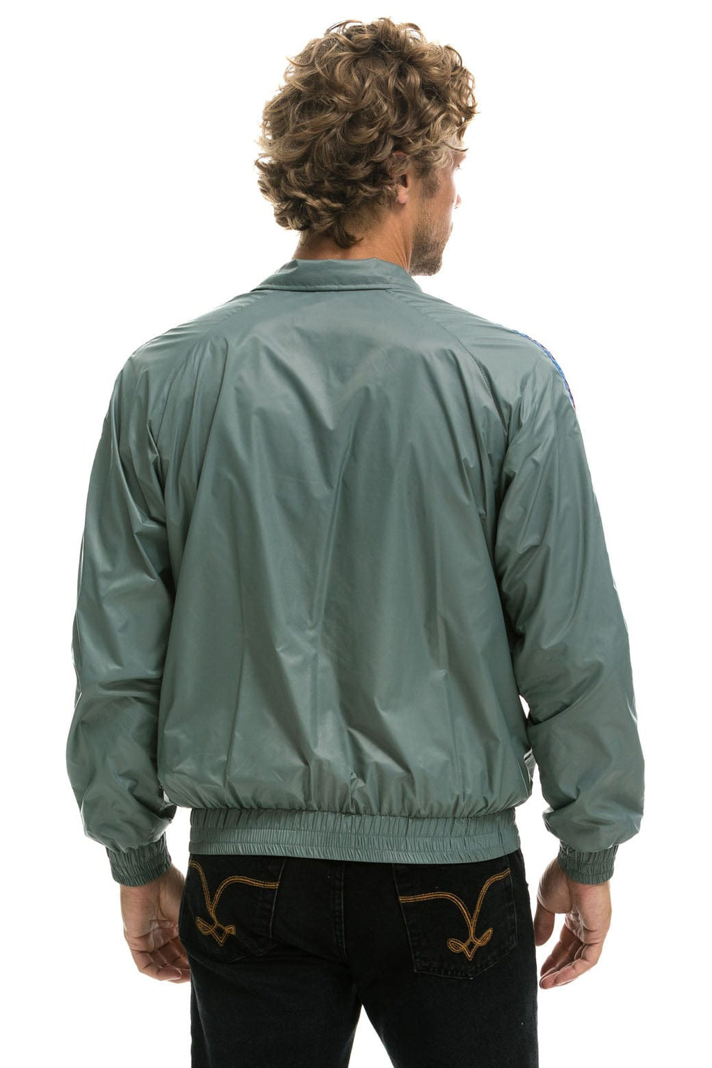 Retro MENS 4 STRIPE WINDBREAKER - SEDONA