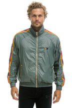 Retro MENS 4 STRIPE WINDBREAKER - SEDONA