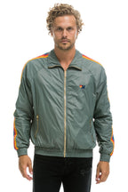 Retro MENS 4 STRIPE WINDBREAKER - SEDONA