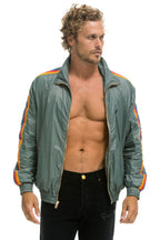 Retro MENS 4 STRIPE WINDBREAKER - SEDONA