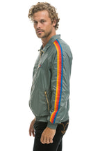 Retro MENS 4 STRIPE WINDBREAKER - SEDONA