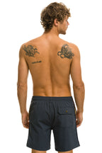 Retro MENS 5 STRIPE FLEX SHORTS 7 INCH - TITANIUM