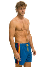 Retro MENS 5 STRIPE FLEX SHORTS - SEA
