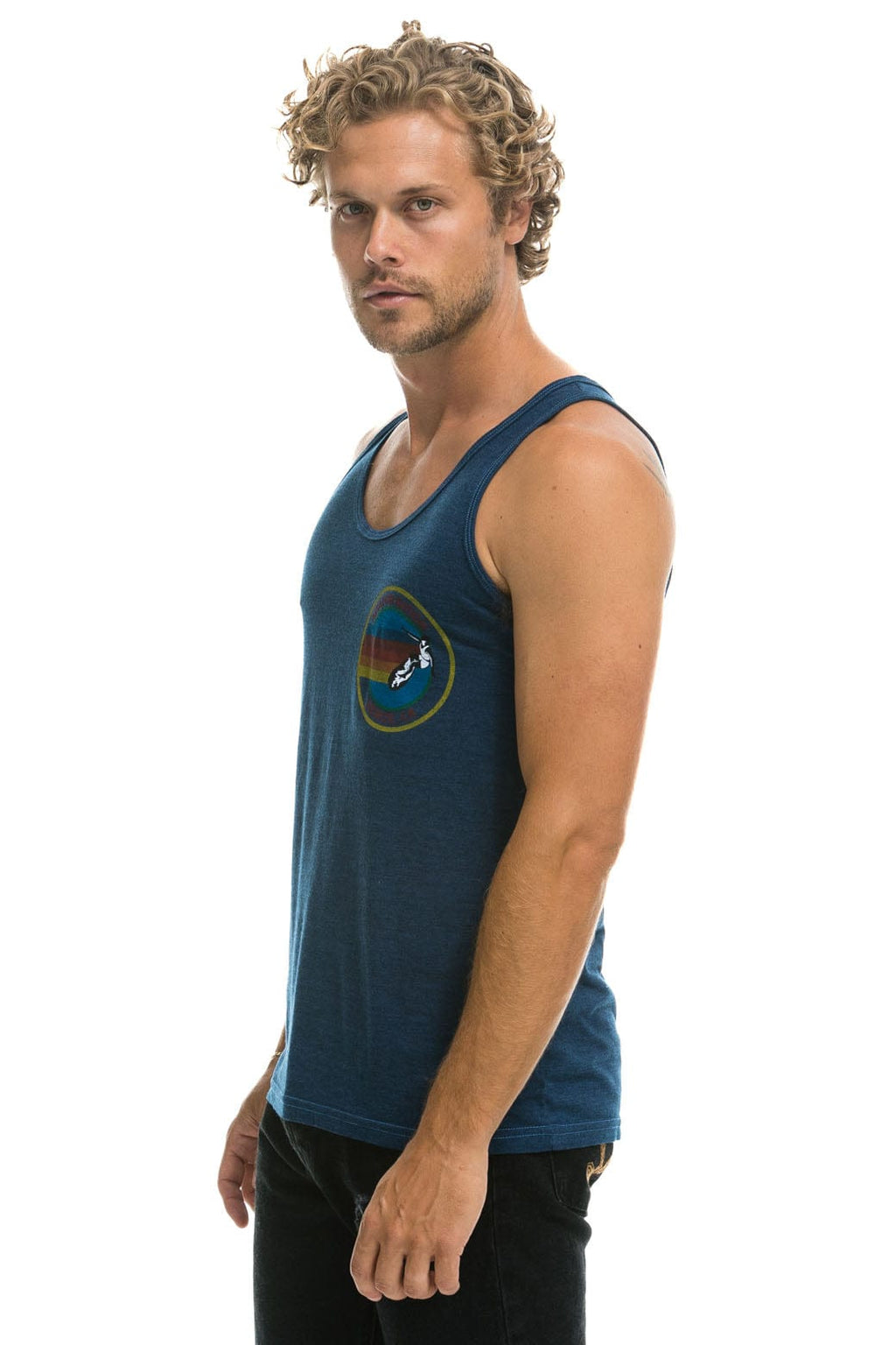 Retro MENS AVIATOR NATION VENICE TANK - NAVY