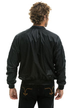 Retro MENS BASIC WINDBREAKER - BLACK