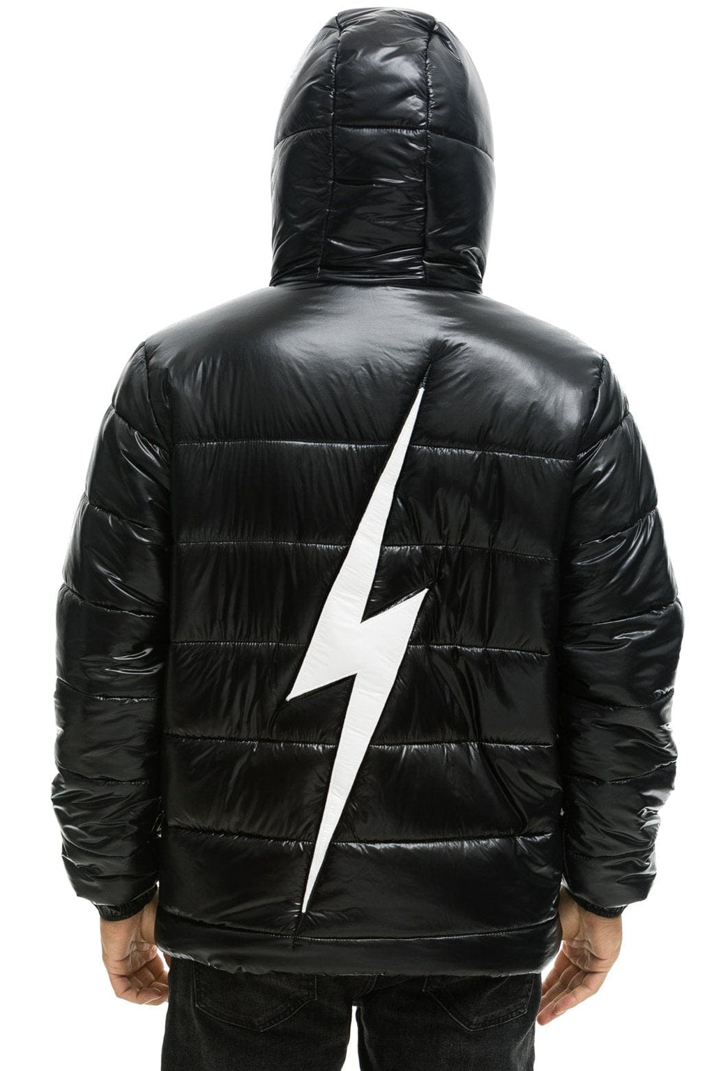 Retro BOLT LUXE TREKKER JACKET - GLOSSY BLACK