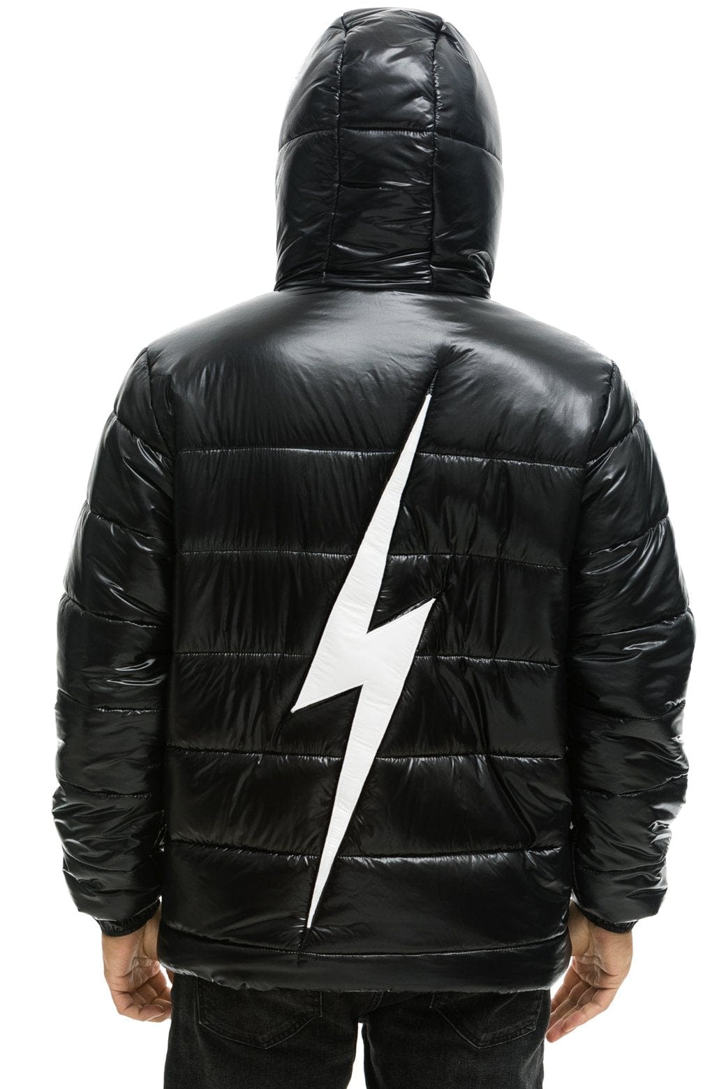 Retro BOLT LUXE TREKKER JACKET - GLOSSY BLACK