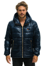 Retro BOLT LUXE TREKKER JACKET - GLOSSY NAVY