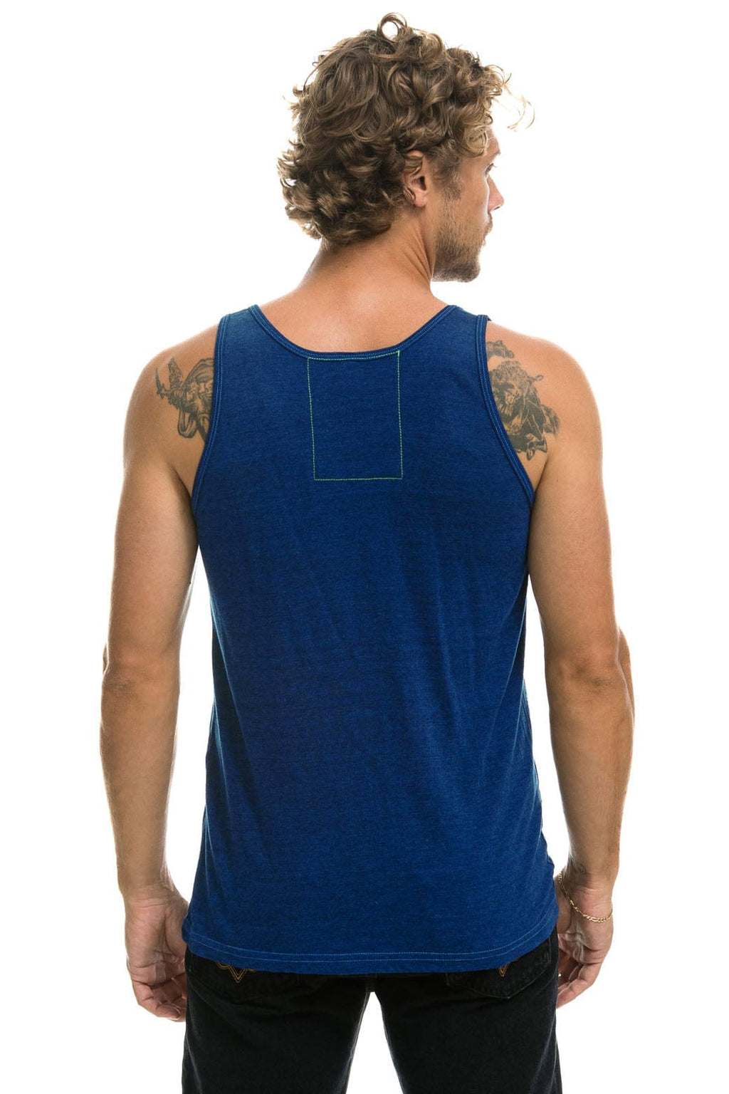 Retro MENS BOLT TANK - ROYAL