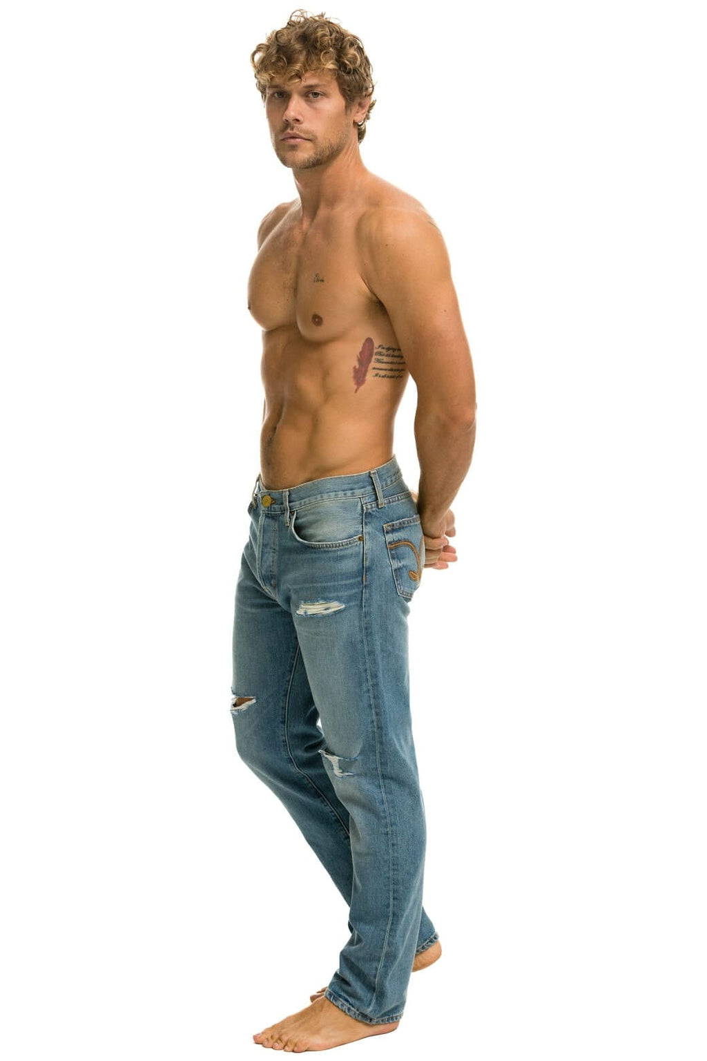 Retro MENS CLASSIC STRAIGHT LEG DENIM JEAN - VINTAGE