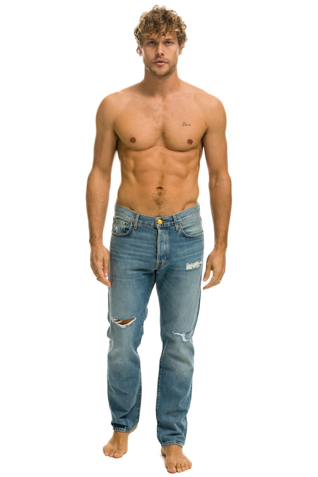 Retro MENS CLASSIC STRAIGHT LEG DENIM JEAN - VINTAGE