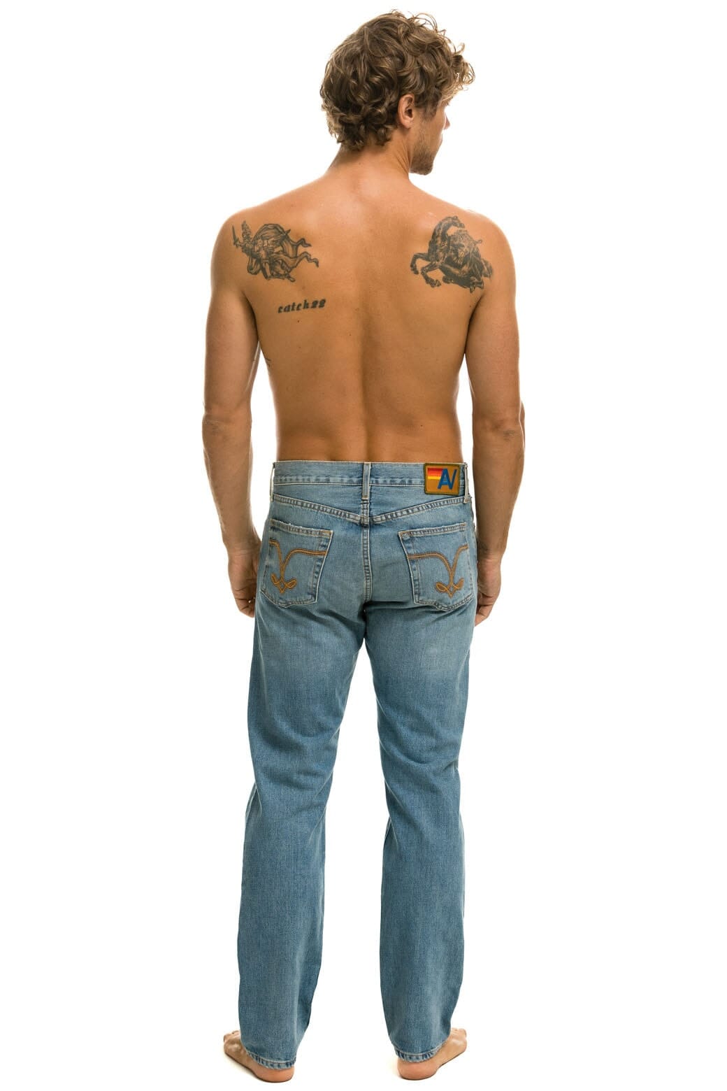 Retro MENS CLASSIC STRAIGHT LEG DENIM JEAN - VINTAGE