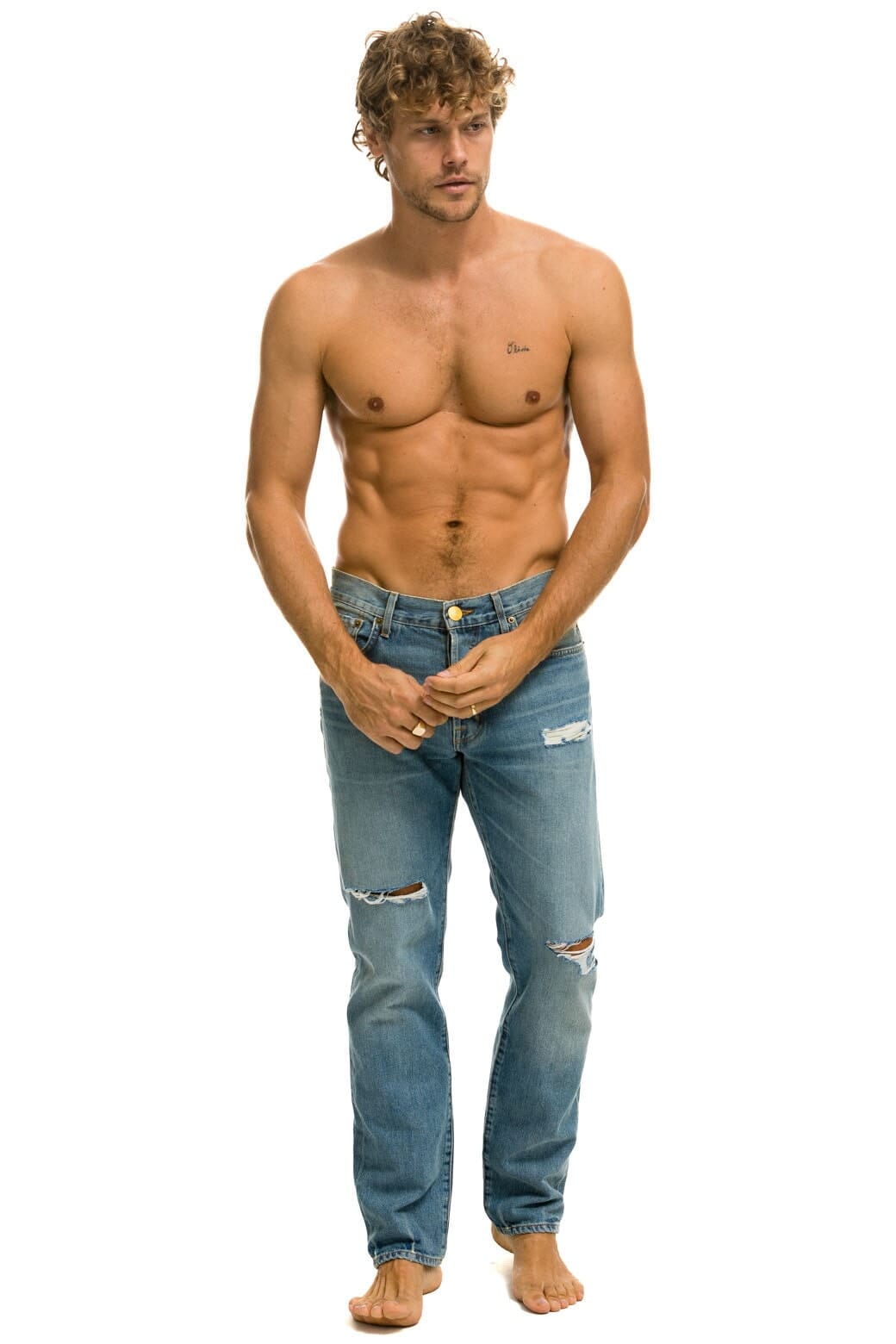 Retro MENS CLASSIC STRAIGHT LEG DENIM JEAN - VINTAGE