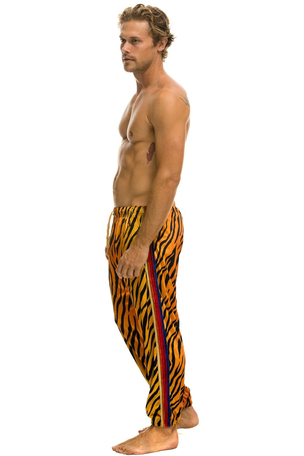 Retro CLASSIC VELVET SWEATPANTS - TIGER