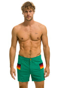 Retro MENS HORIZONTAL 5 STRIPE FLEX SHORTS - AMAZON
