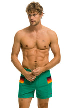 Retro MENS HORIZONTAL 5 STRIPE FLEX SHORTS - AMAZON