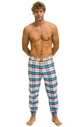 Retro UNISEX PLAID LODGE PANT - MONTAUK PLAID