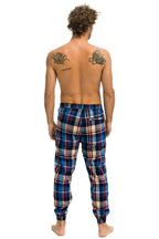 Retro UNISEX PLAID LODGE PANT - PATRIOT PLAID
