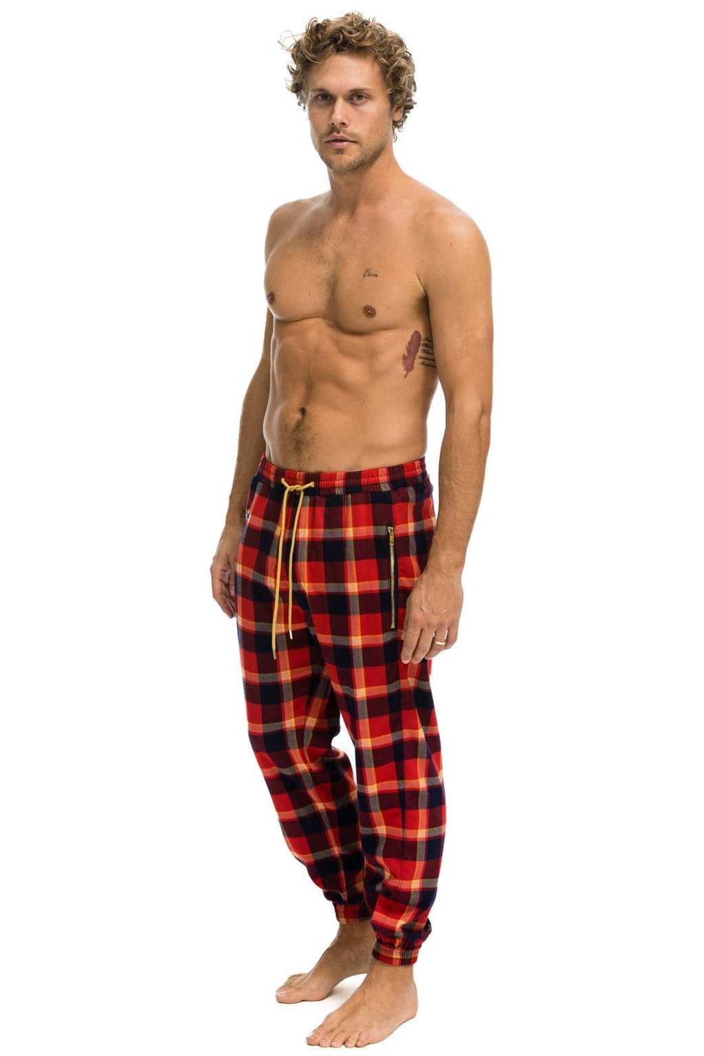 Retro UNISEX PLAID LODGE PANT - RUGBY PLAID