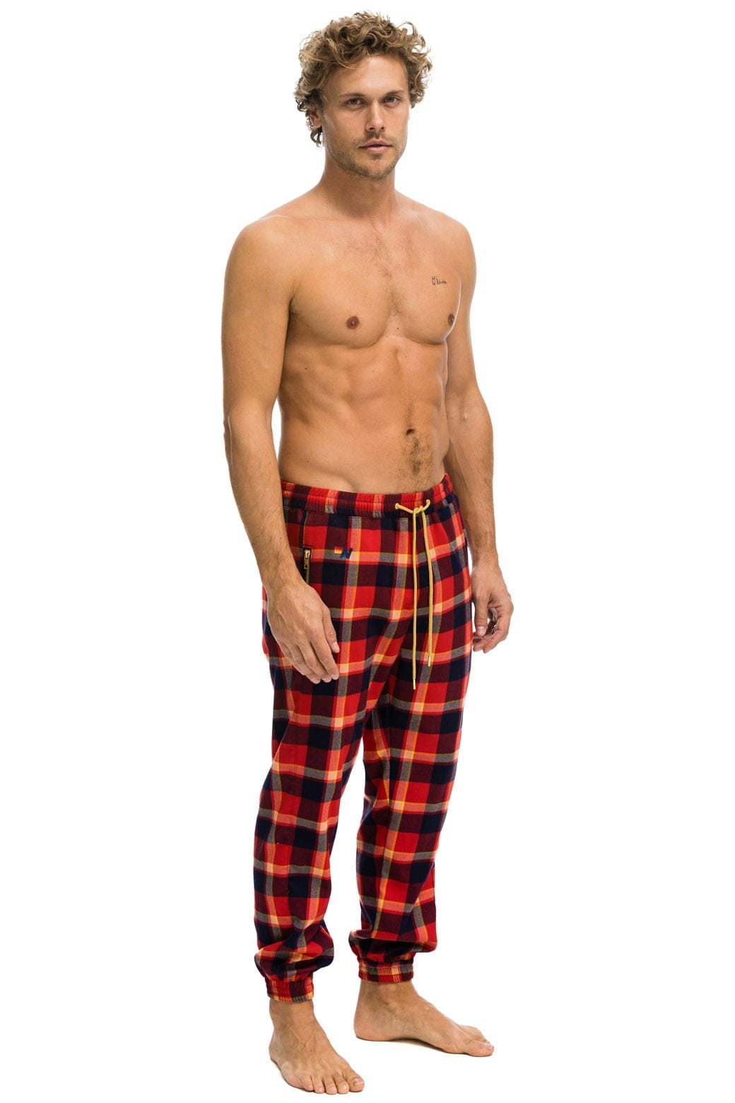 Retro UNISEX PLAID LODGE PANT - RUGBY PLAID