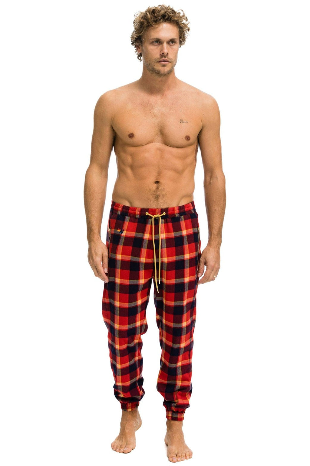 Retro UNISEX PLAID LODGE PANT - RUGBY PLAID