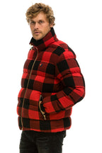Retro UNISEX PLAID TRAVELER JACKET - BUFFALO PLAID