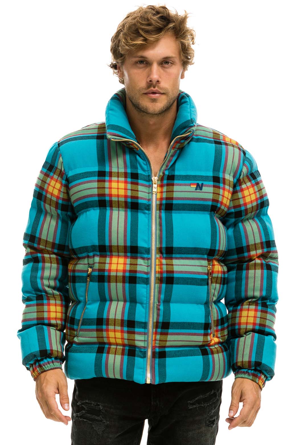 Retro UNISEX PLAID TRAVELER JACKET - JACKSON PLAID