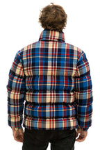 Retro UNISEX PLAID TRAVELER JACKET - PATRIOT PLAID