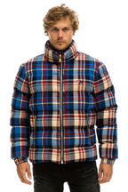 Retro UNISEX PLAID TRAVELER JACKET - PATRIOT PLAID
