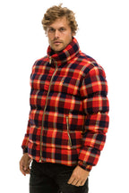 Retro UNISEX PLAID TRAVELER JACKET - RUGBY PLAID
