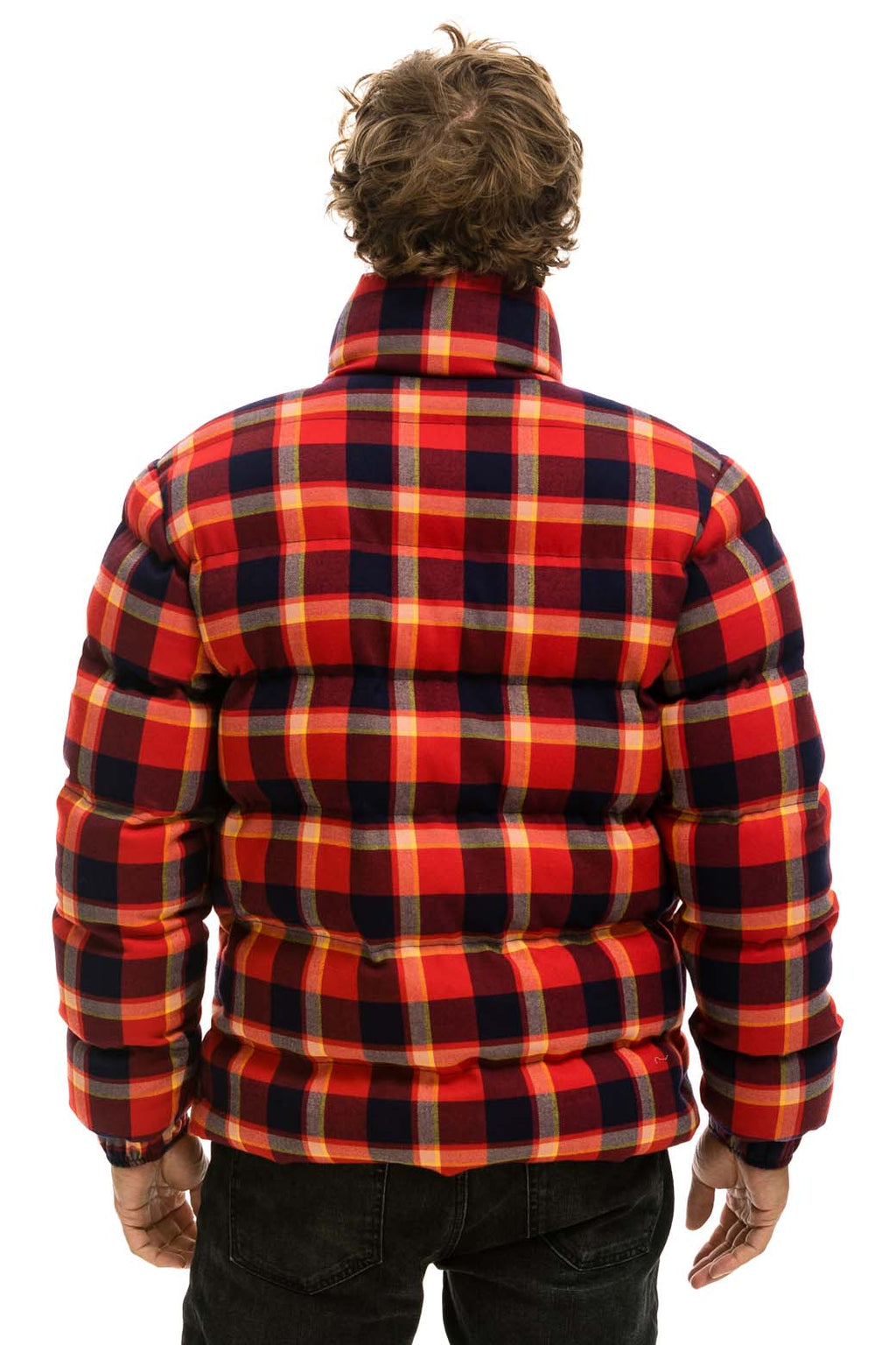 Retro UNISEX PLAID TRAVELER JACKET - RUGBY PLAID