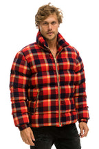 Retro UNISEX PLAID TRAVELER JACKET - RUGBY PLAID