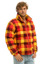 Retro UNISEX PLAID TRAVELER JACKET - SURFY PLAID