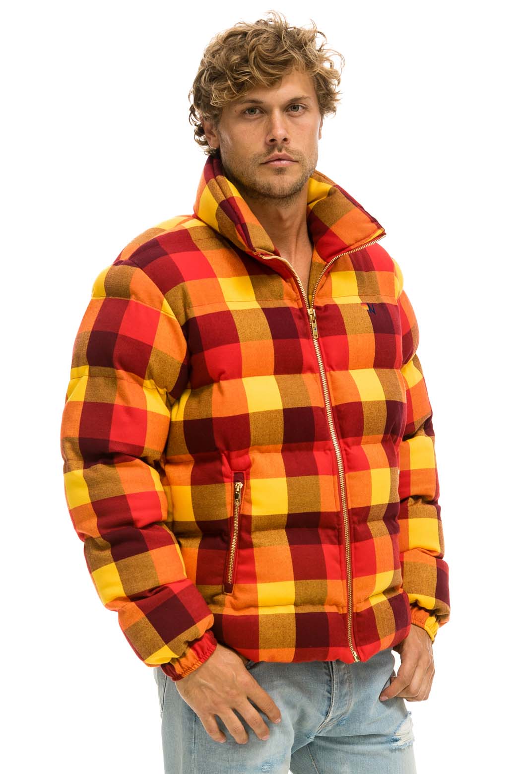 Retro UNISEX PLAID TRAVELER JACKET - SURFY PLAID