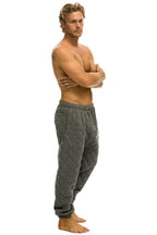 Retro QUILTED SWEATPANTS - HEATHER GREY
