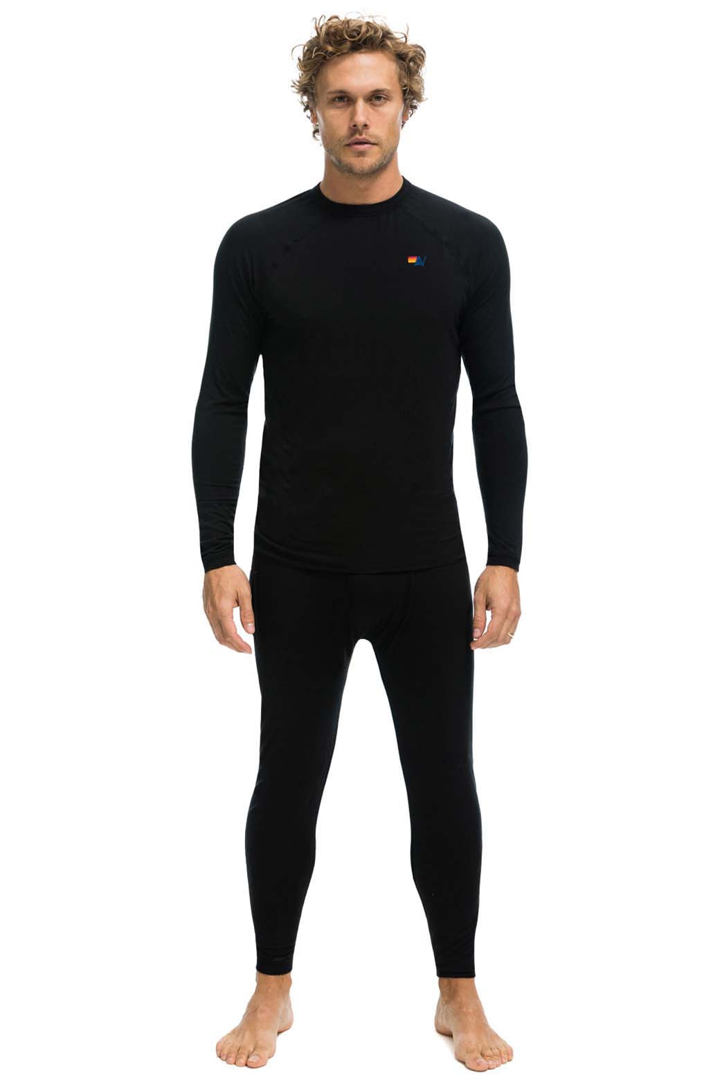 Retro MICRO MODAL BASE LAYER BOTTOM - BLACK