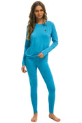 Retro MICRO MODAL BASE LAYER BOTTOM - OCEAN