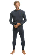 Retro MICRO MODAL BASE LAYER BOTTOM - TITANIUM