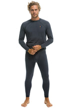 Retro MICRO MODAL BASE LAYER BOTTOM - TITANIUM