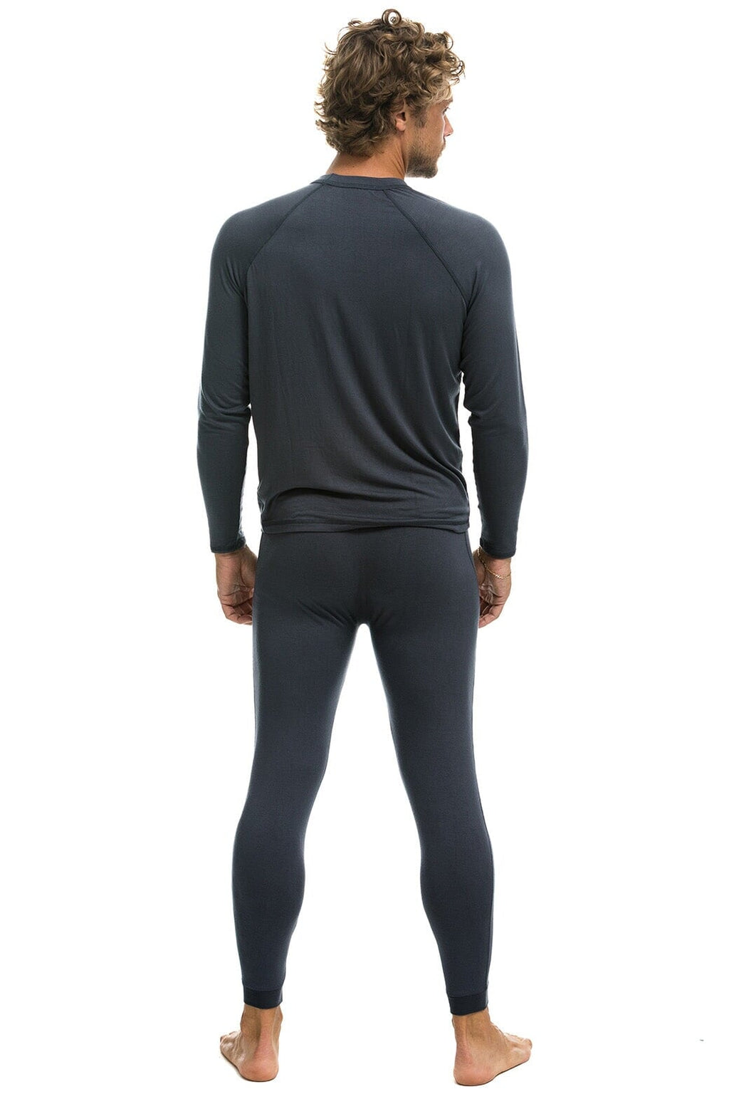 Retro MICRO MODAL BASE LAYER BOTTOM - TITANIUM