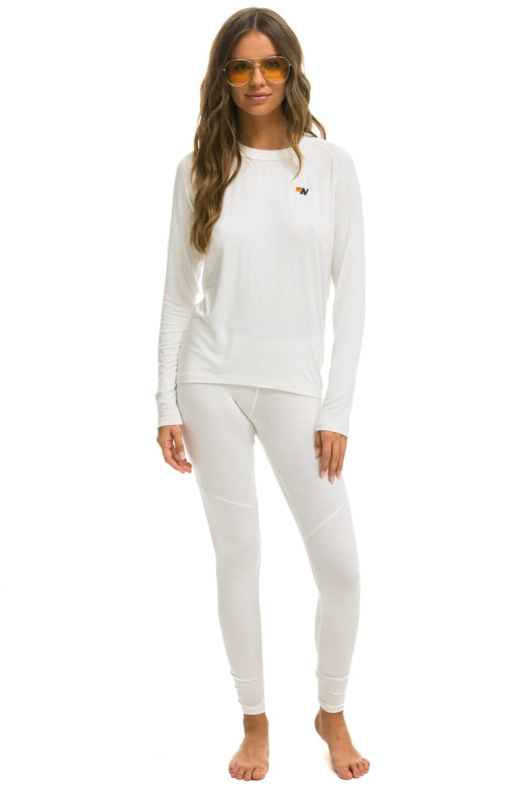 Retro MICRO MODAL BASE LAYER BOTTOM - VINTAGE WHITE