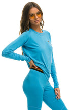 Retro MICRO MODAL BASE LAYER TOP - OCEAN