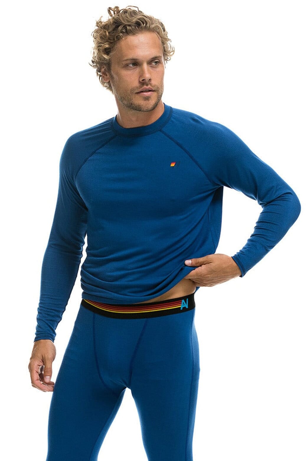 Retro MICRO MODAL BASE LAYER TOP - ROYAL