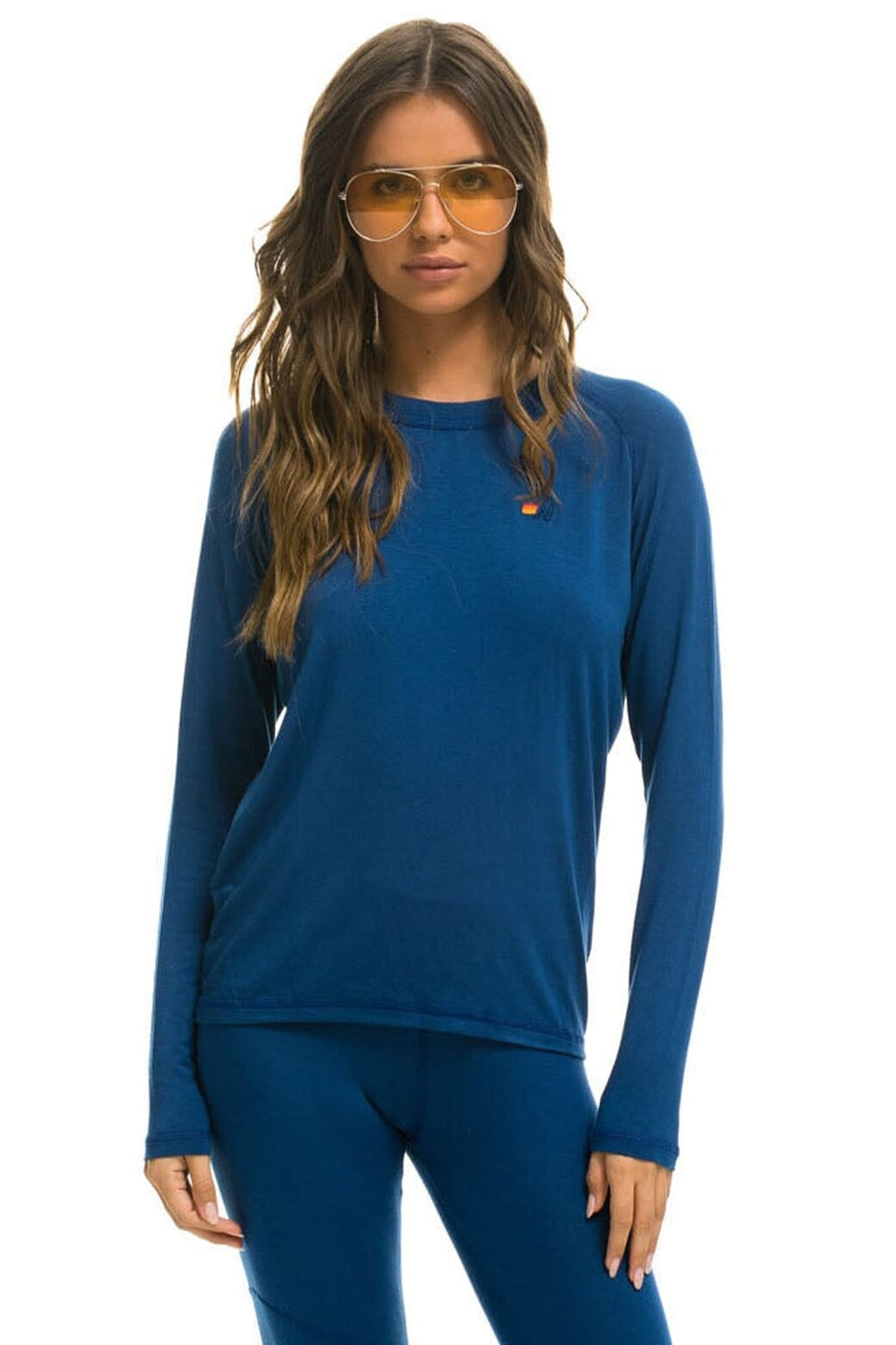 Retro MICRO MODAL BASE LAYER TOP - ROYAL