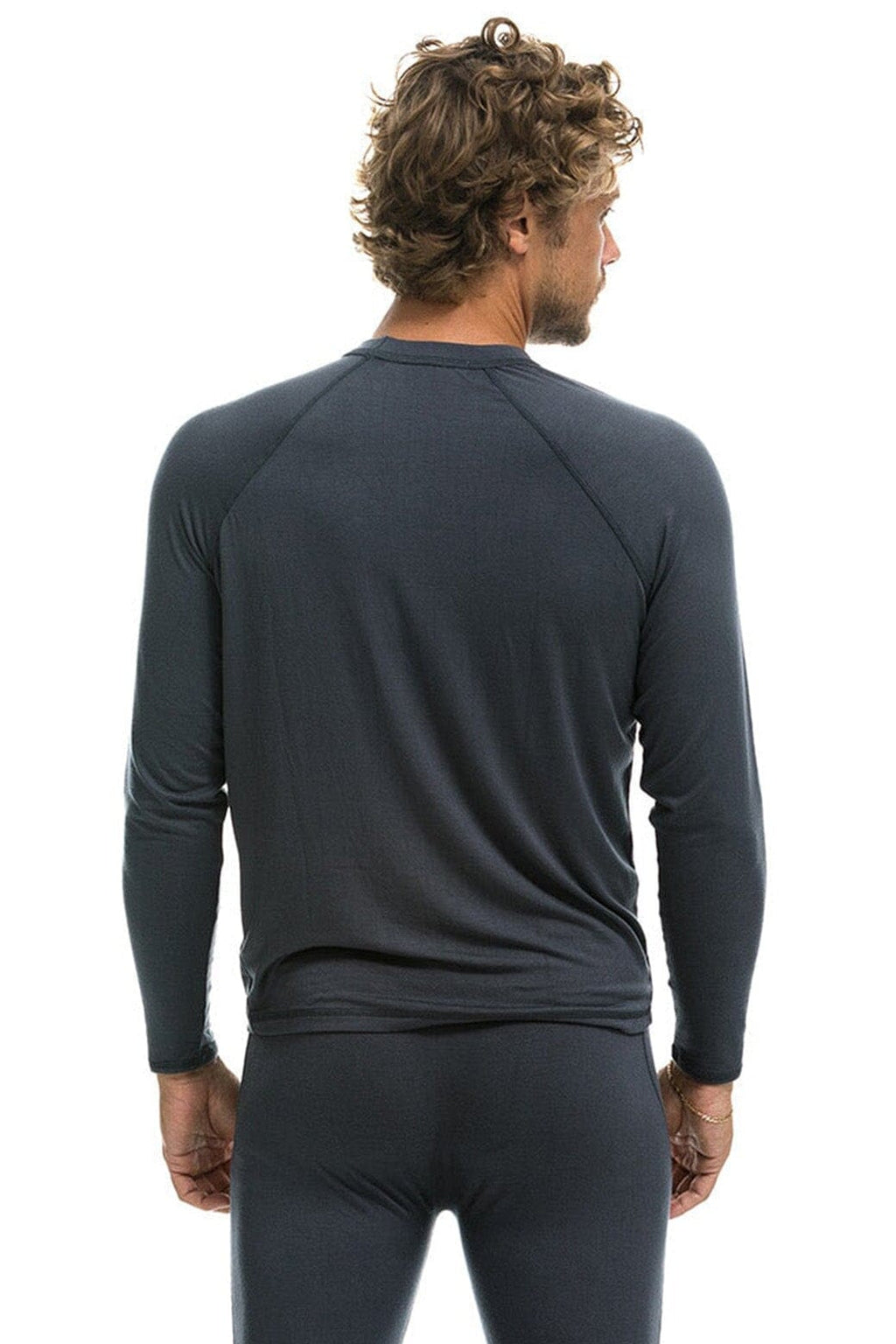 Retro MICRO MODAL BASE LAYER TOP - TITANIUM