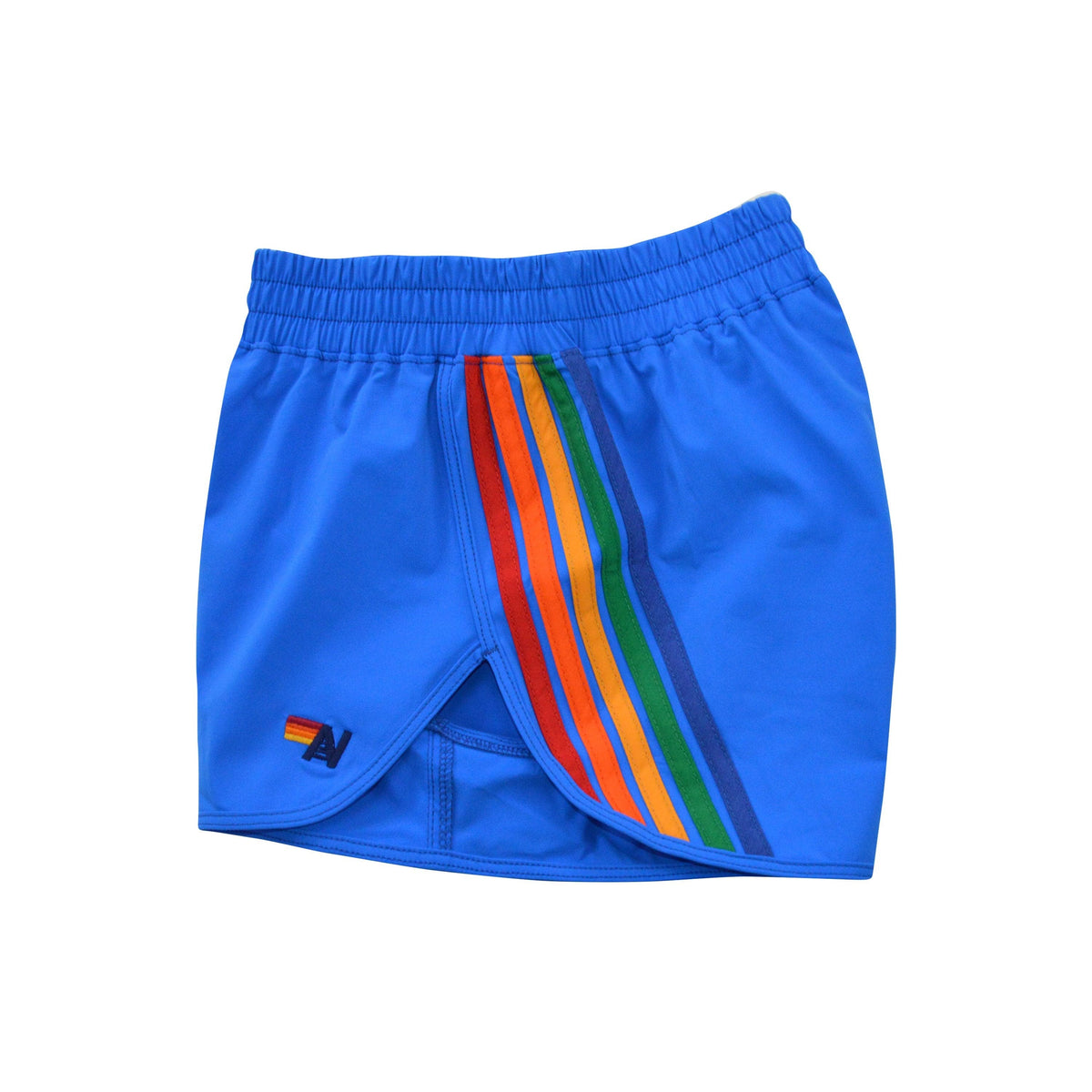 Retro WOMENS 5 STRIPE FLEX BOARD SHORTS - PARROT RAINBOW