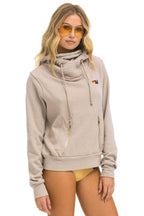Retro NINJA PULLOVER HOODIE - SAND