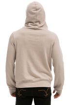 Retro NINJA PULLOVER HOODIE - SAND
