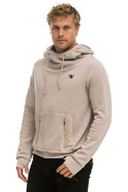 Retro NINJA PULLOVER HOODIE - SAND