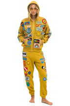 Retro VINTAGE PATCH SWEATPANTS - KHAKI